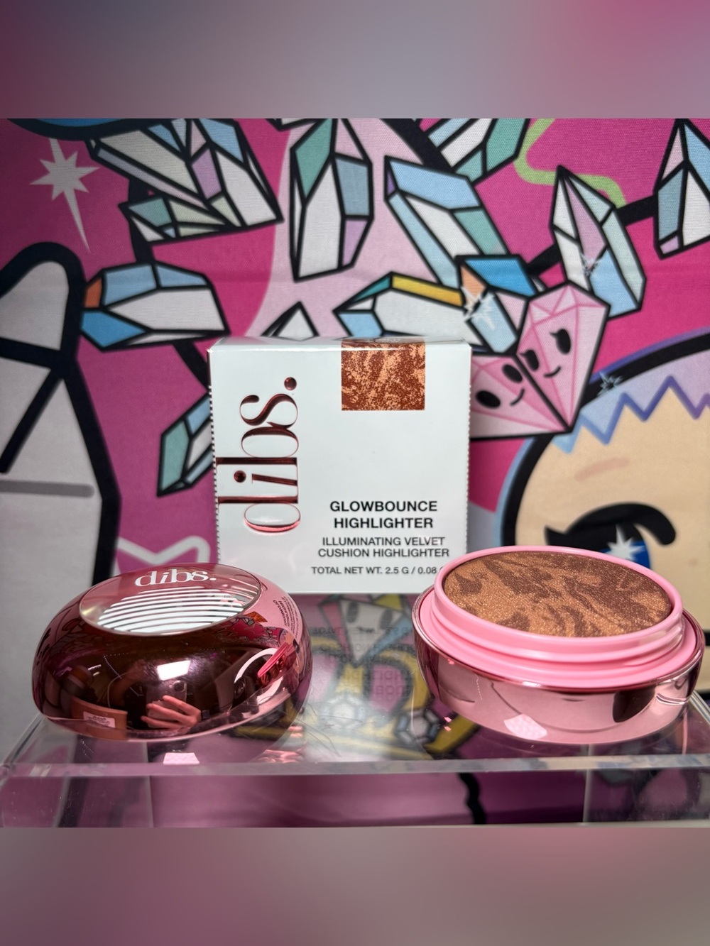 dibs "Sunlit Glow" Glowbounce Highlighter Illuminating Velvet Cushion Highlighte